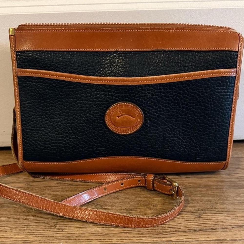 Vintage Dooney & Bourke Brown Leather Bag
